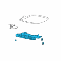 OEM 2007 Saturn Ion Lamp Asm, High Mount Stop Diagram - 22707124