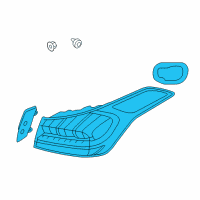 OEM 2015 Hyundai Genesis Lamp Assembly-Rear Combination, RH Diagram - 92402-B1130