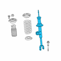 OEM 2019 BMW 530i Shock Absorber Strut Left Front Diagram - 31-31-6-866-597