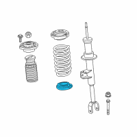 OEM 2017 BMW 530i Lower Spring Pad Diagram - 31-30-6-862-570