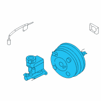 OEM 2007 Kia Optima Booster & Master Cylinder Diagram - 585002G300