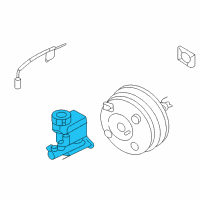 OEM Kia Optima Cylinder Assembly-Brake Diagram - 585102G000