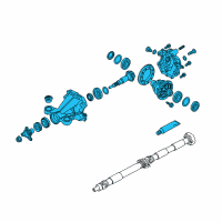 OEM 2019 Infiniti Q50 Final Drive Assy-Rear Diagram - 38301-4GD3A