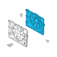 OEM BMW 328i xDrive Fan Shroud Diagram - 17-42-7-533-274