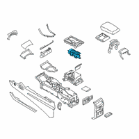 OEM 2016 Ford Edge Cup Holder Diagram - KT4Z-5813562-AA