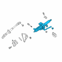 OEM Lexus NX350 Column Assembly, STEERIN Diagram - 45250-42440