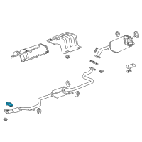 OEM 2019 Chevrolet Spark Muffler & Pipe Gasket Diagram - 95389423