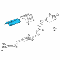 OEM 2019 Chevrolet Spark Heat Shield Diagram - 95918914