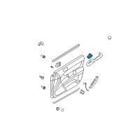 OEM 2010 Hyundai Sonata Switch Assembly-Mirror Remote Control Diagram - 93573-3K500