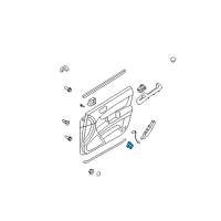 OEM 2009 Hyundai Sonata Switch Assembly-Trunk Lid & Fuel Filler D Diagram - 93555-3K500-U7