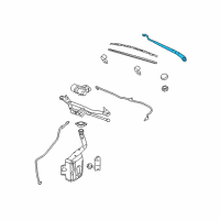 OEM Pontiac G5 Arm-Windshield Wiper Diagram - 15916783