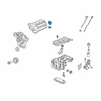 OEM Cadillac Filler Cap Diagram - 12593356