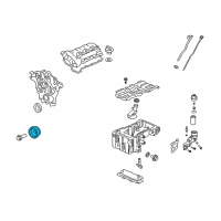 OEM Cadillac Crankshaft Balance Diagram - 12603180