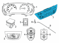 OEM 2021 BMW X3 REP. KIT FOR RADIO/CLIMATE C Diagram - 64-11-7-947-702