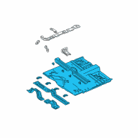 OEM Dodge Neon Pan-Floor Diagram - 5013068AG