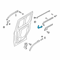 OEM 2018 Ford Transit Connect Hinge Diagram - DT1Z-6126800-D