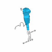 OEM 2022 BMW X7 AIR SPRING STRUT, FRONT LEFT Diagram - 37-10-6-869-035