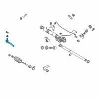 OEM 2021 Nissan Armada Socket-Kit Side Rod Outer Diagram - D8520-1LA1D