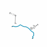 OEM 2008 Hyundai Tucson Bar Assembly-Front Stabilizer Diagram - 54810-1F000