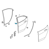 OEM 2015 Acura TLX Plug, Right Rear Door Diagram - 72818-TZ3-A00