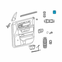 OEM Ram Switch-Mirror Diagram - 52112478AA