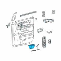 OEM 2022 Ram 2500 CUPHOLDER Diagram - 5NN24XXXAA