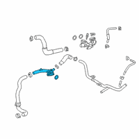 OEM Toyota Highlander Thermostat Unit Diagram - 16031-31031