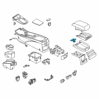 OEM 2003 Nissan Maxima Lock Console Diagram - 96928-10V00