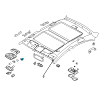 OEM 2013 Hyundai Sonata SWTICH Assembly-SUNROOF Diagram - 92818-3S000