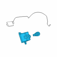 OEM 2010 Dodge Journey Key Fob-Integrated Key Fob Diagram - 68079582AA