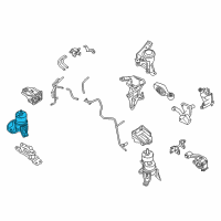 OEM 2018 Nissan Murano Engine Mounting Insulator Assembly, Front Diagram - 11270-JA10A