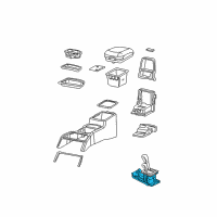 OEM 2004 Jeep Grand Cherokee Housing-SHIFTER Diagram - 52109670AD