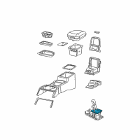 OEM 2001 Jeep Grand Cherokee Housing-SHIFTER Diagram - 52104151AB