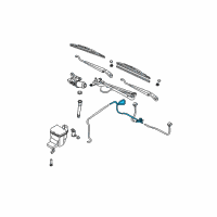 OEM 2004 Nissan Maxima Tube Assy-Windshield Washer Diagram - 28935-7Y005