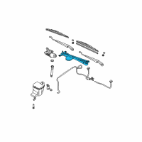 OEM 2008 Nissan Maxima Link Assy-Wiper Diagram - 28840-7Y000