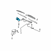 OEM 2004 Nissan Altima Motor Assy-Windshield Wiper Diagram - 28810-7Y005