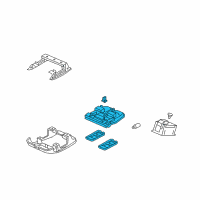 OEM Acura Lighting (Gun Metallic) Diagram - 83253-STK-A02ZA