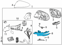 OEM 2021 Toyota Venza Lower Cover Diagram - 8791B-35C00