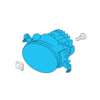 OEM 2019 Infiniti Q70 Lamp Fog LH Diagram - 26155-4AM0B