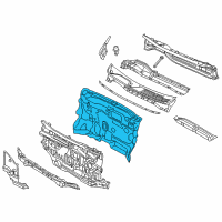 OEM 2016 Chevrolet City Express Insulator Diagram - 19316760