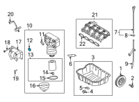 OEM 2021 Hyundai Santa Fe Gasket Diagram - 26334-2S000