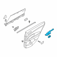 OEM Kia Optima Rear Power Window Sub Right Switch Assembly Diagram - 93590D4AA0BYF