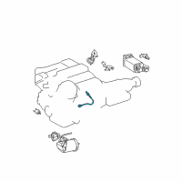 OEM Lexus GS400 Sensor, Oxygen Diagram - 89465-30410