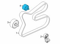 OEM Kia PULLEY-IDLER Diagram - 252863N350