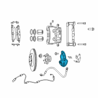 OEM 2020 Dodge Charger Shield-Brake Diagram - 68264856AA