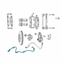 OEM 2014 Dodge Charger Sensor-Anti-Lock Brakes Diagram - 4779641AE