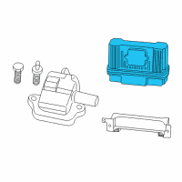 OEM 1998 Chevrolet Corvette Module Asm, Powertrain Control (Refurbished) Diagram - 19332289