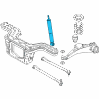 OEM 2007 Mercury Mariner Shock Diagram - 3L8Z-18125-BB