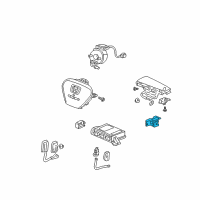 OEM 2006 Honda Element Sensor Assy., R. FR. Side Diagram - 77930-SCV-A81