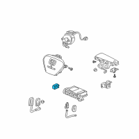 OEM 2003 Honda Element Sensor Assy., Side Impact Diagram - 77970-SCV-A92